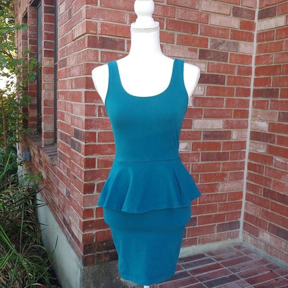 Forever 21 Blue Dress Size Small - Picture 1 of 4